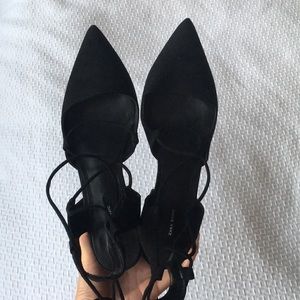 Zara Basic Lace-up Heels